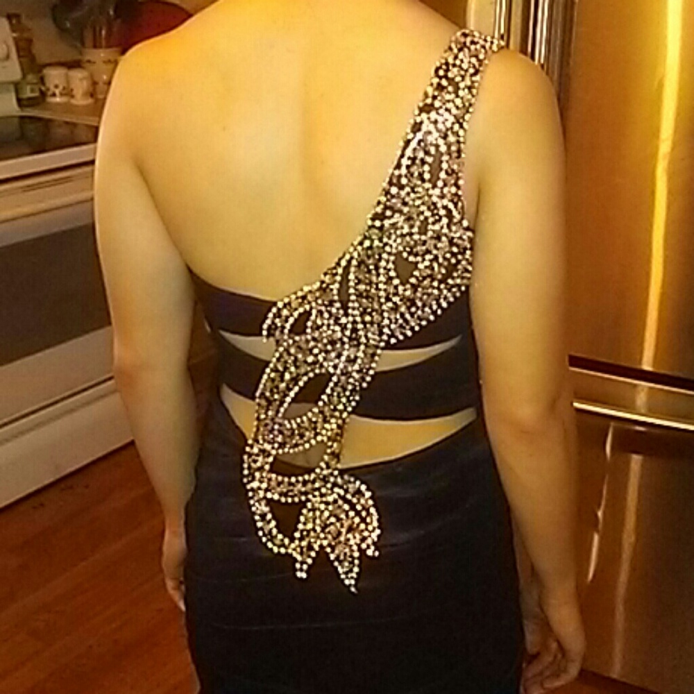 MERMAID PROM DRESS BLACK